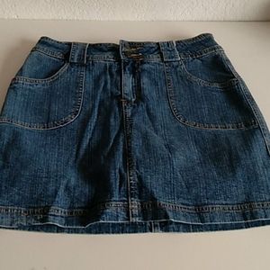 St John's Bay jean skirt size 8P